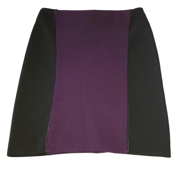 2/$30 Laundry by Shelli Segal Violet Purple and Black Pencil Skirt Size 6 (six) - Picture 1 of 10